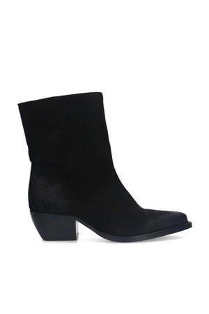 suède cowboylaarzen zwart