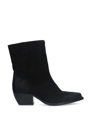 suède cowboylaarzen zwart