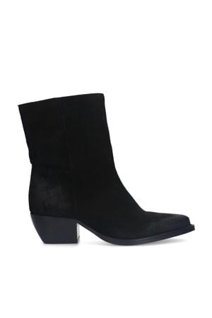 suède cowboylaarzen zwart
