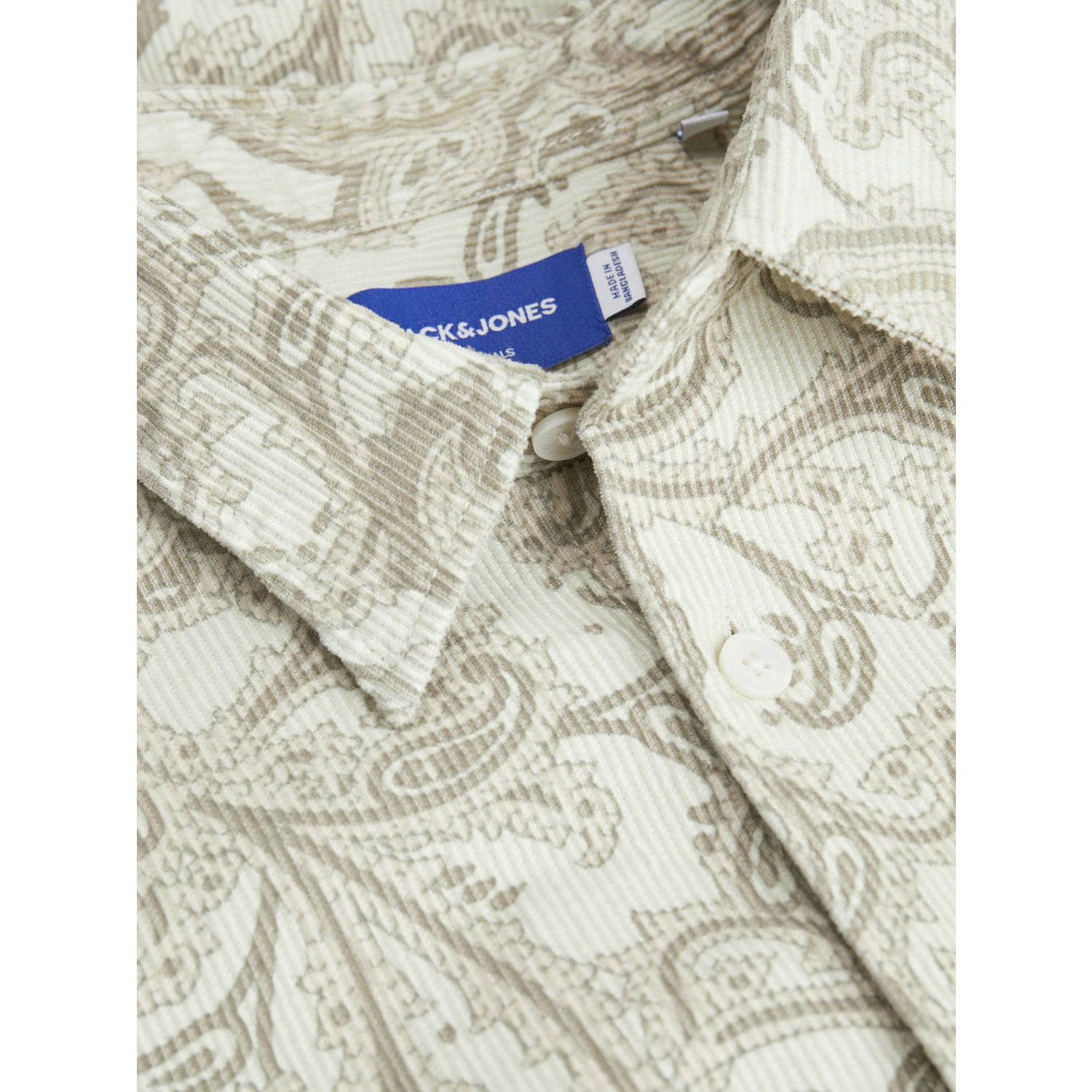 JACK & JONES ORIGINALS oversized overshirt beige