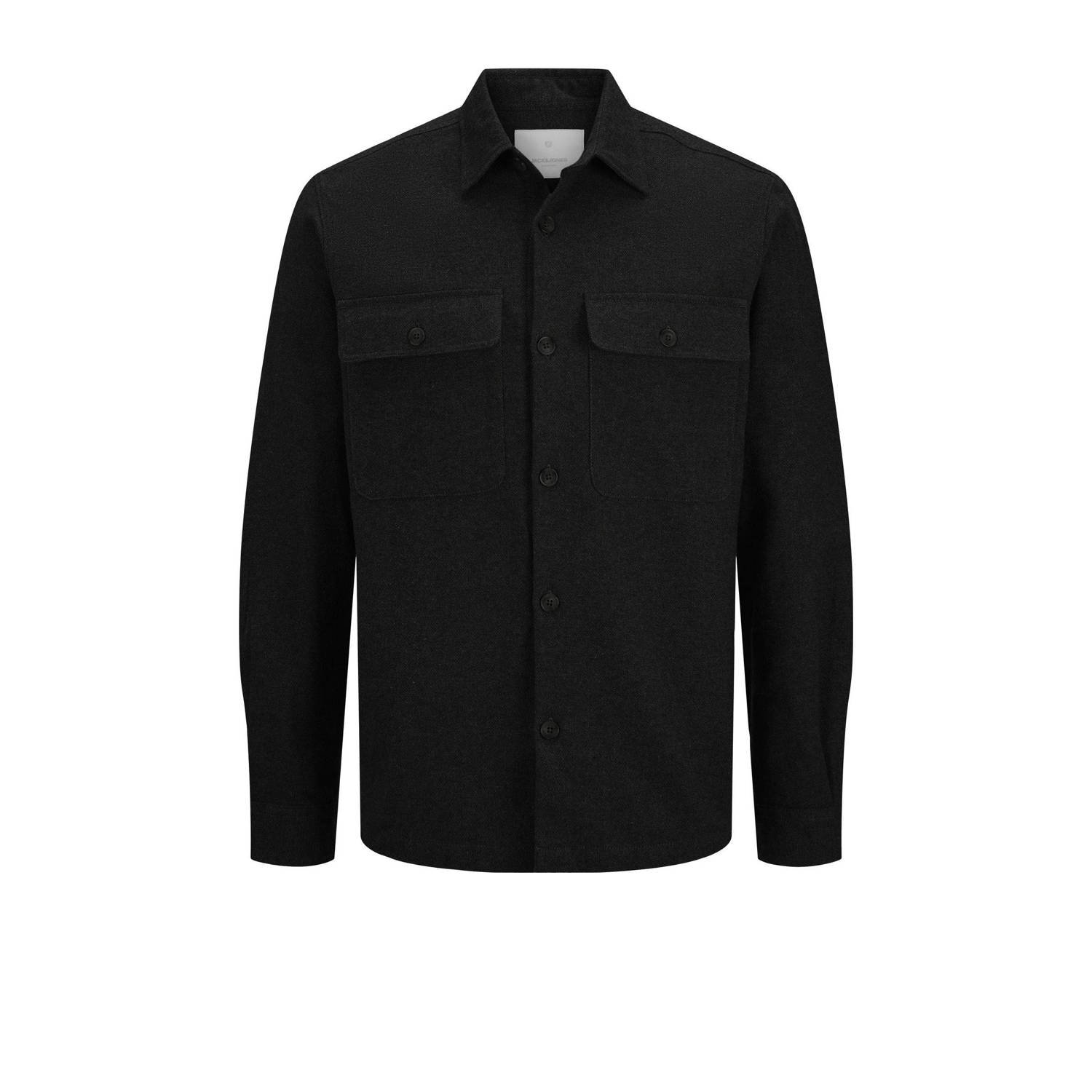 Jack & Jones Overhemd met lange mouwen JPRRAYMOND MELANGE SOLID LS OVERSHIRT SN