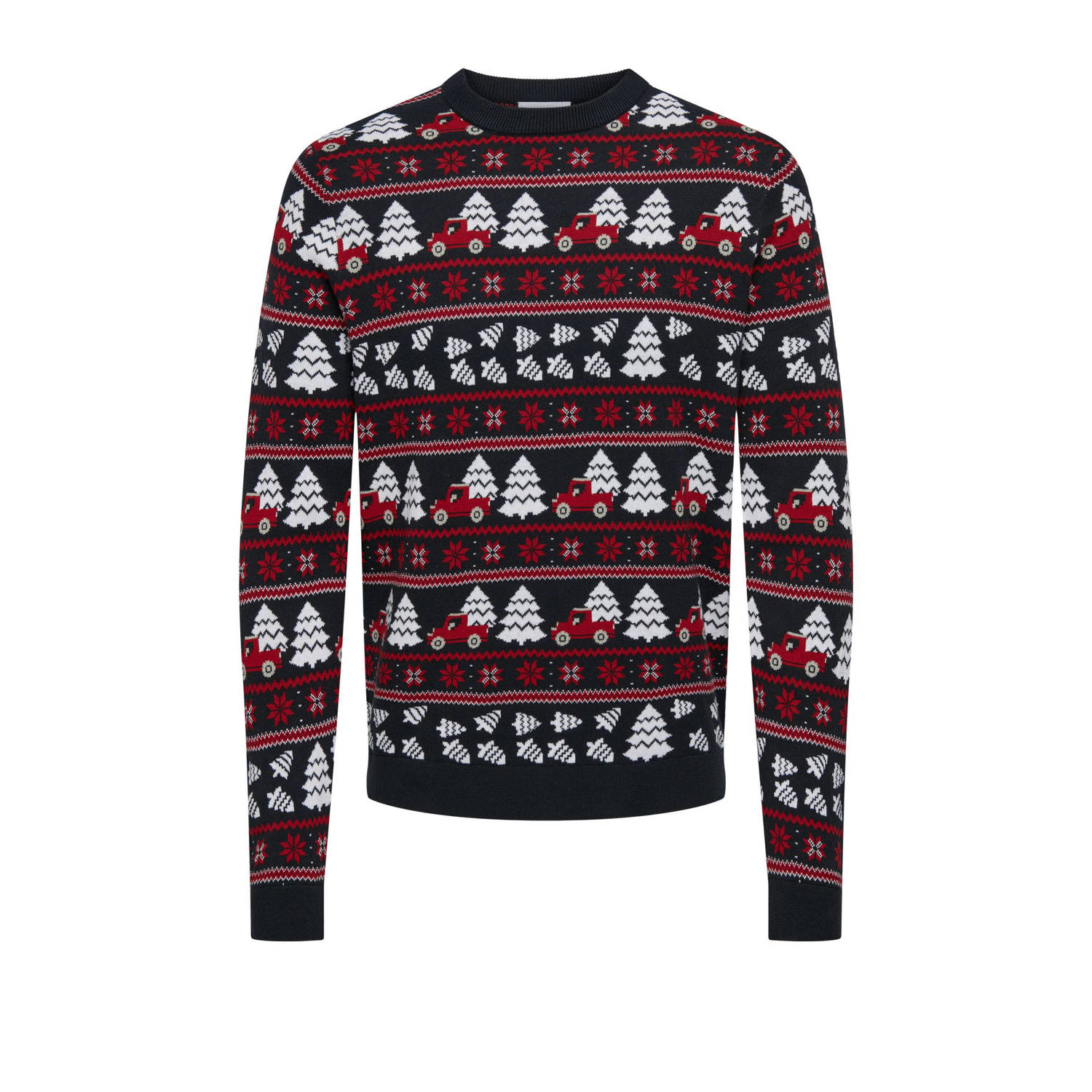 ONLY & SONS kersttrui donkerblauw