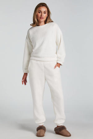 teddy loungebroek wit