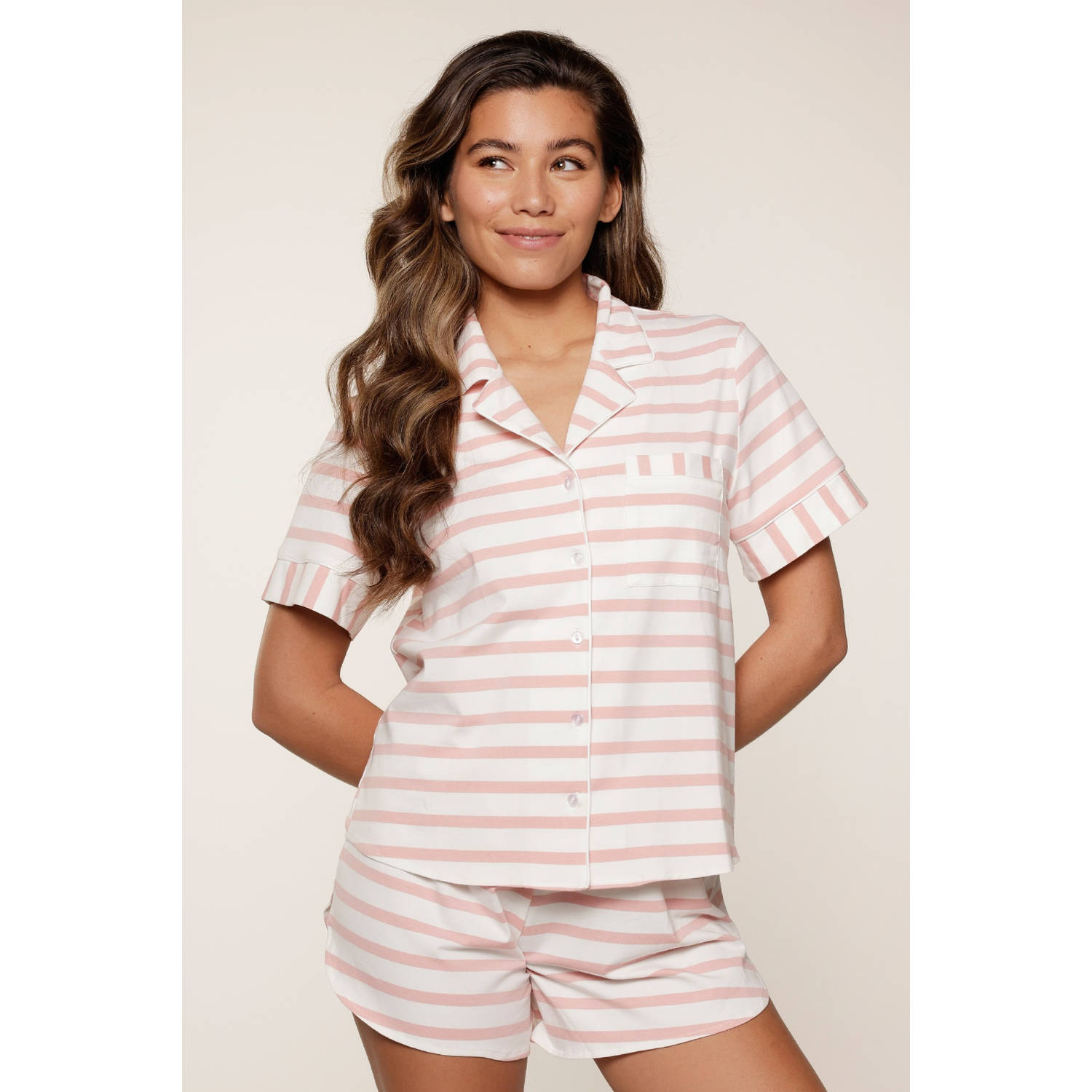 LingaDore shortama roze wit
