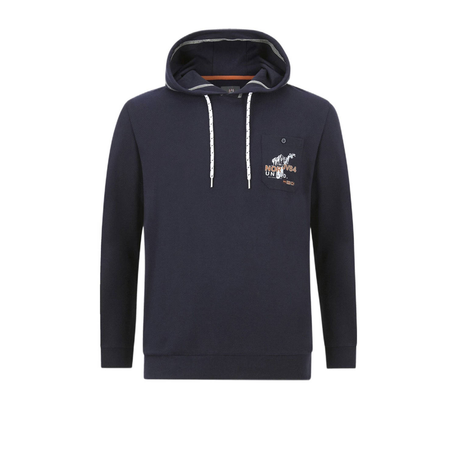 Jan Vanderstorm hoodie donkerblauw