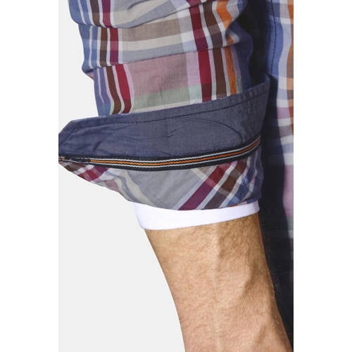 Jan Vanderstorm casual overhemd blauw afbeelding