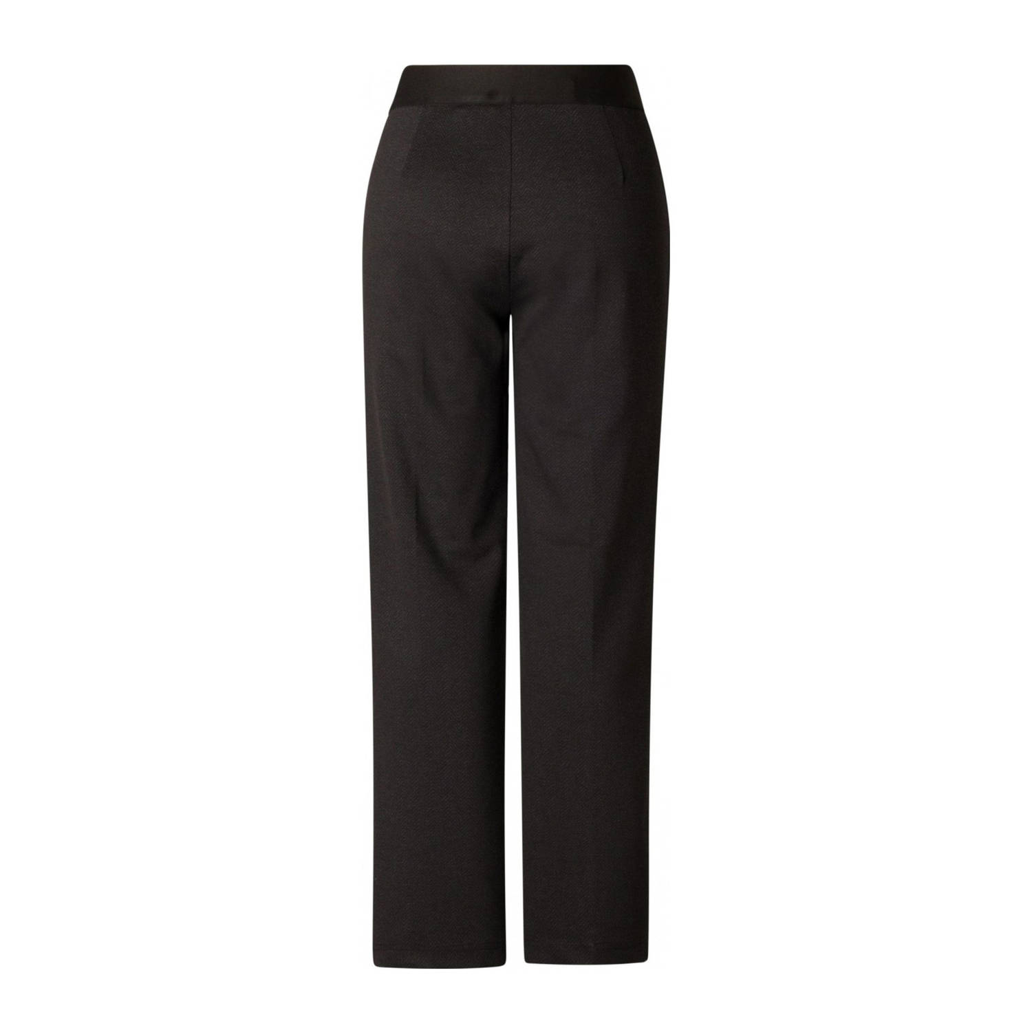 Yesta cropped high waist broek antraciet