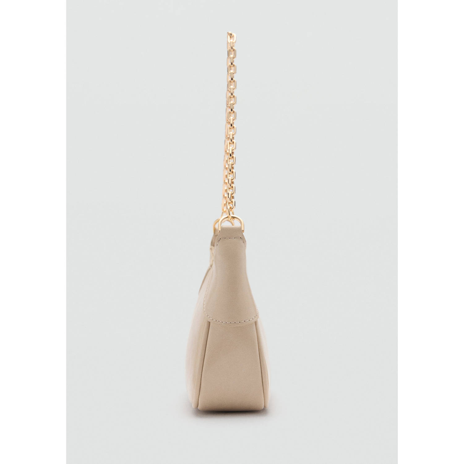Mango schoudertas beige