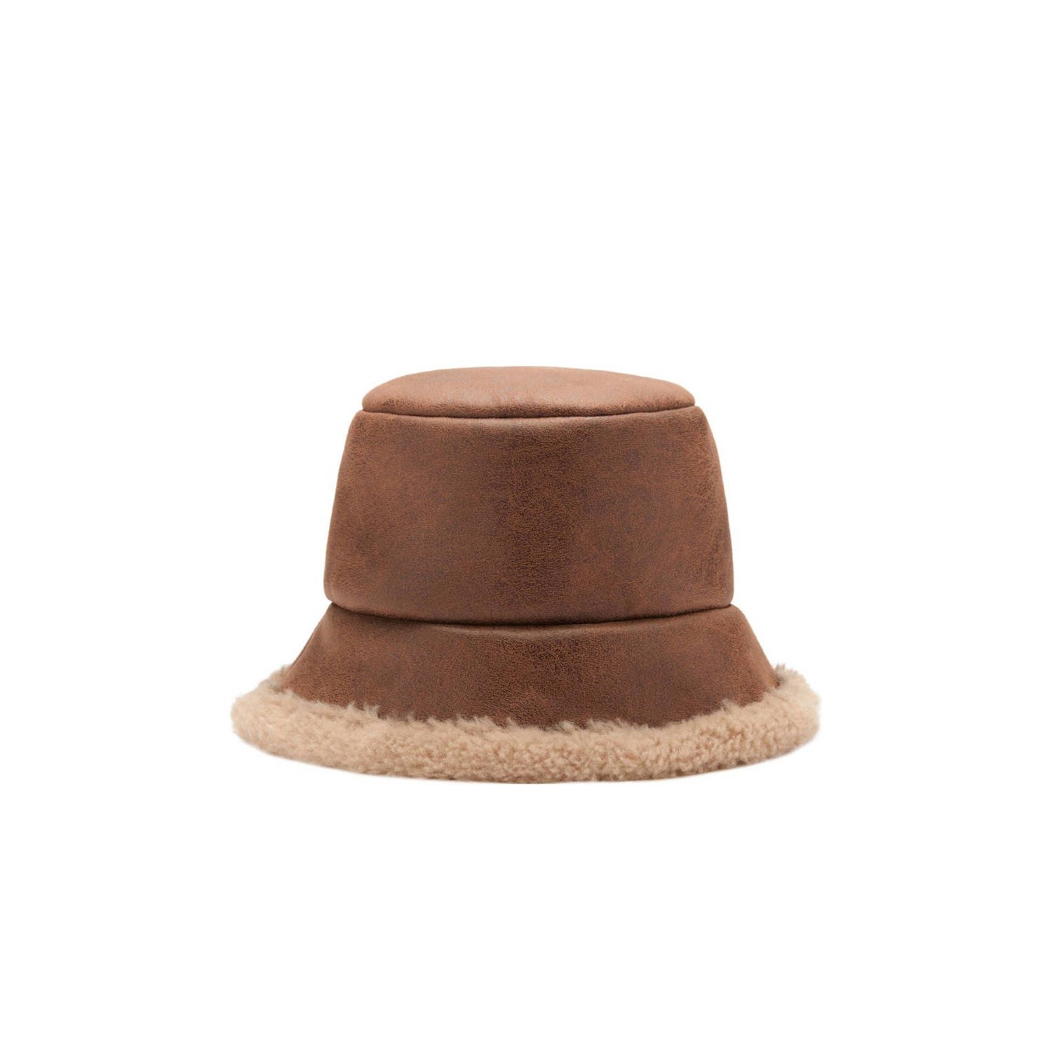 Mango bucket hat bruin