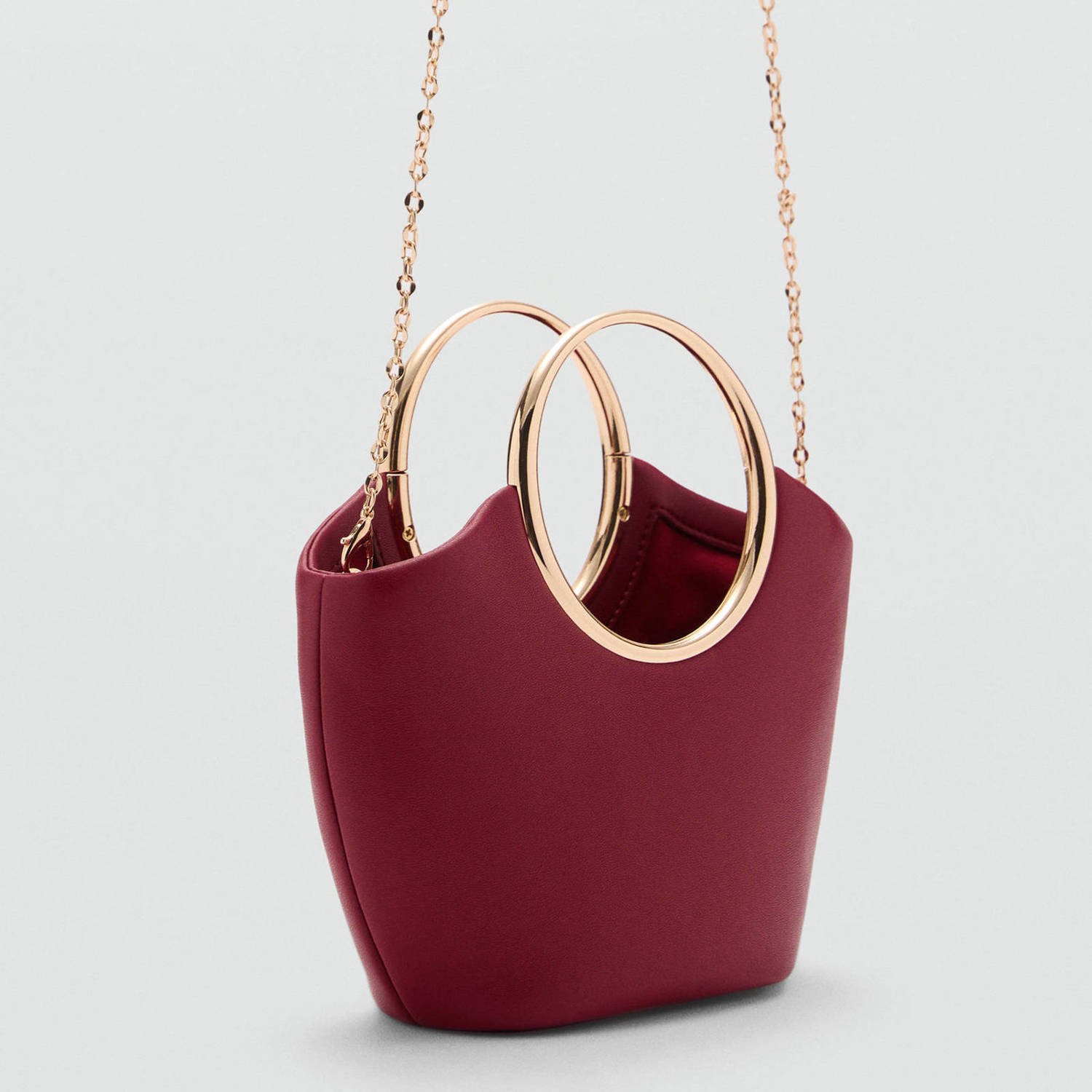 Mango handtas rood