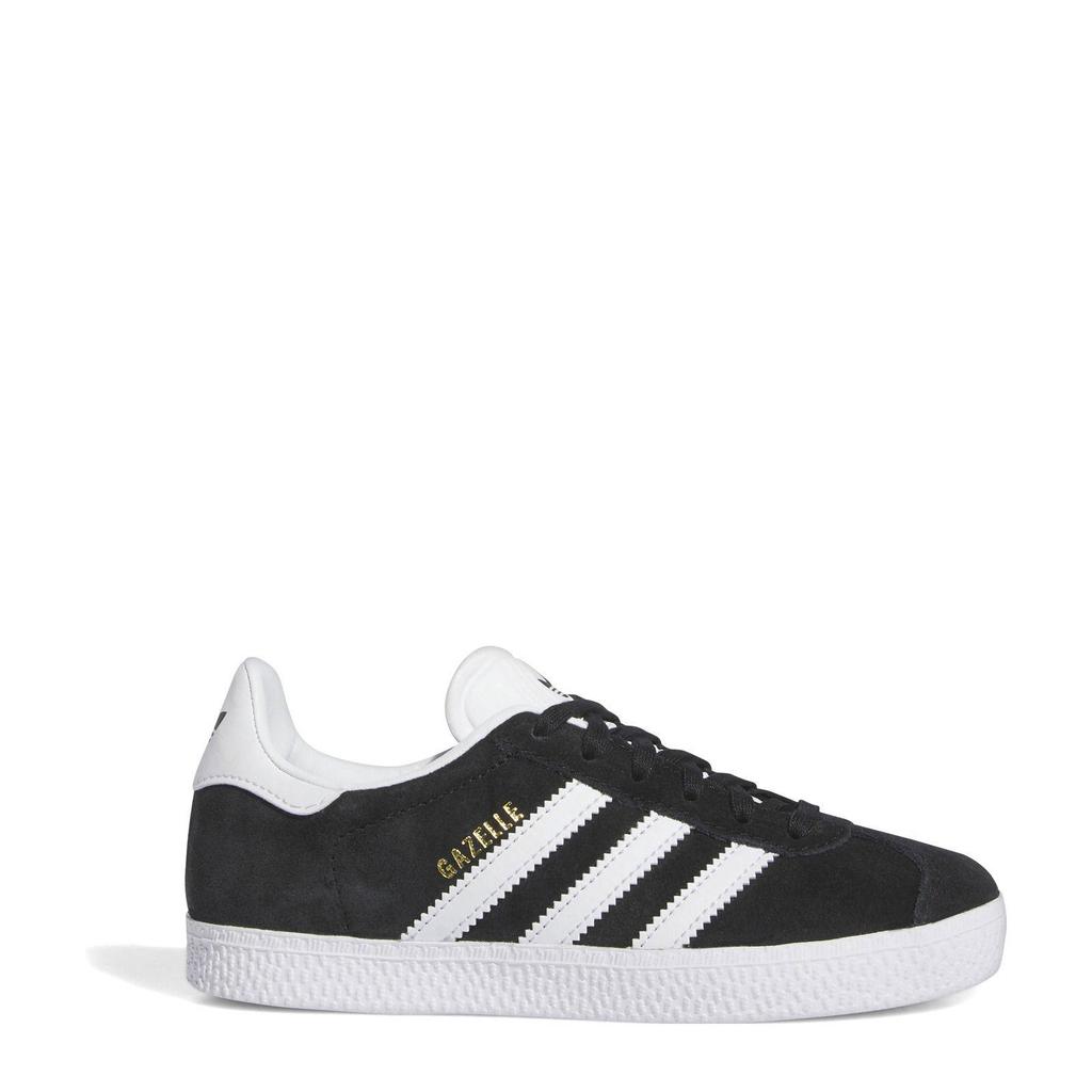 Zwart en witte jongens adidas Originals Gazelle sneakers van suede/voering:mesh/voetbed: ortholite met veters