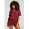 Hunkemöller flanellen shortama rood