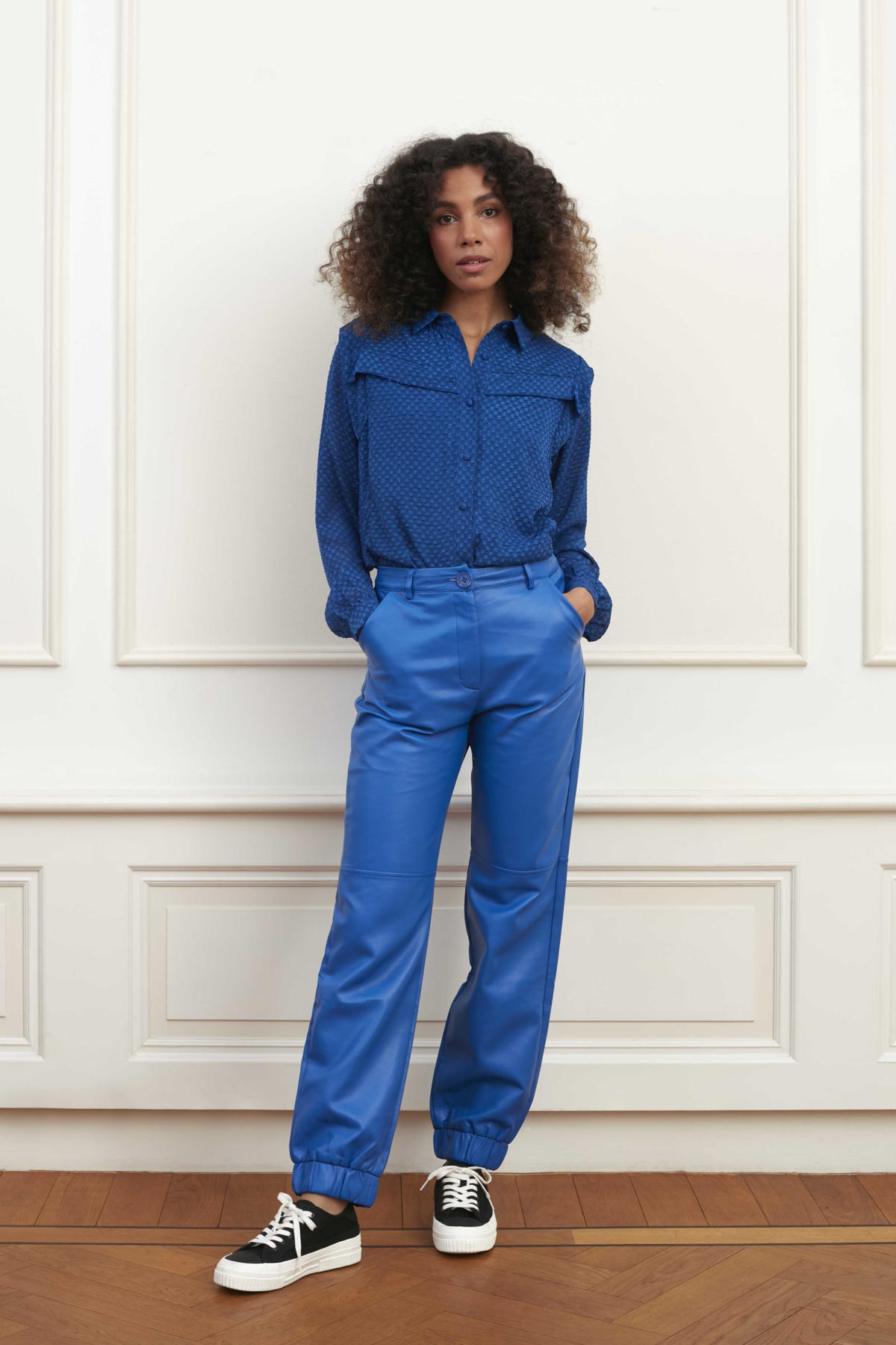 Lofty Manner blouse Ivy blauw | wehkamp