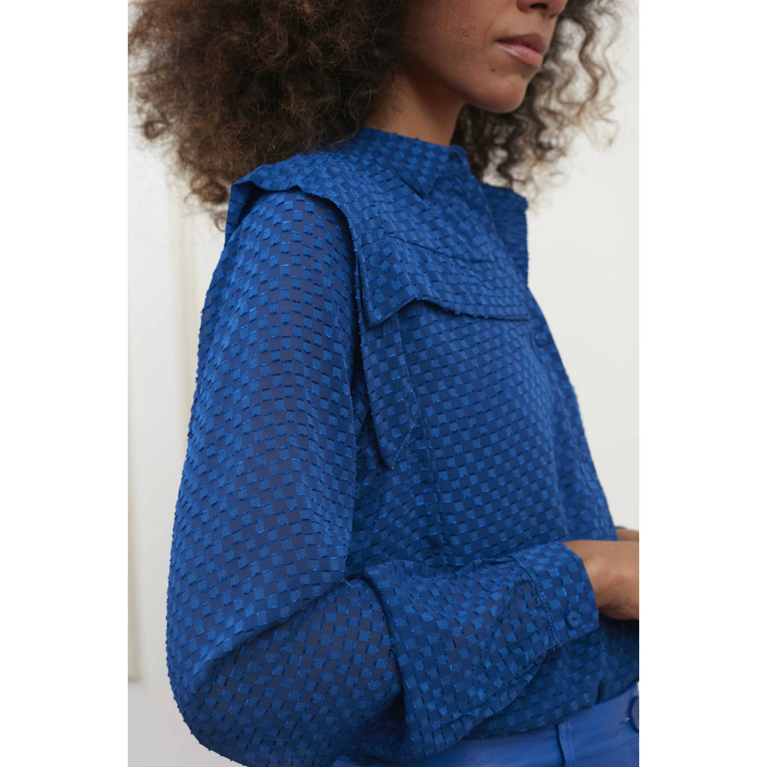 Lofty Manner blouse Ivy blauw