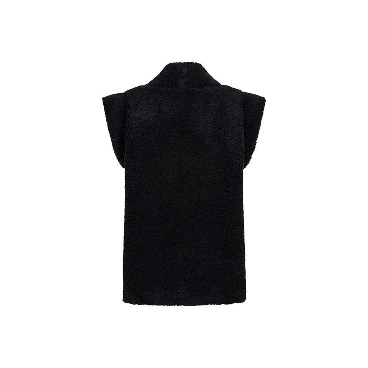 Lofty Manner gilet Alice zwart