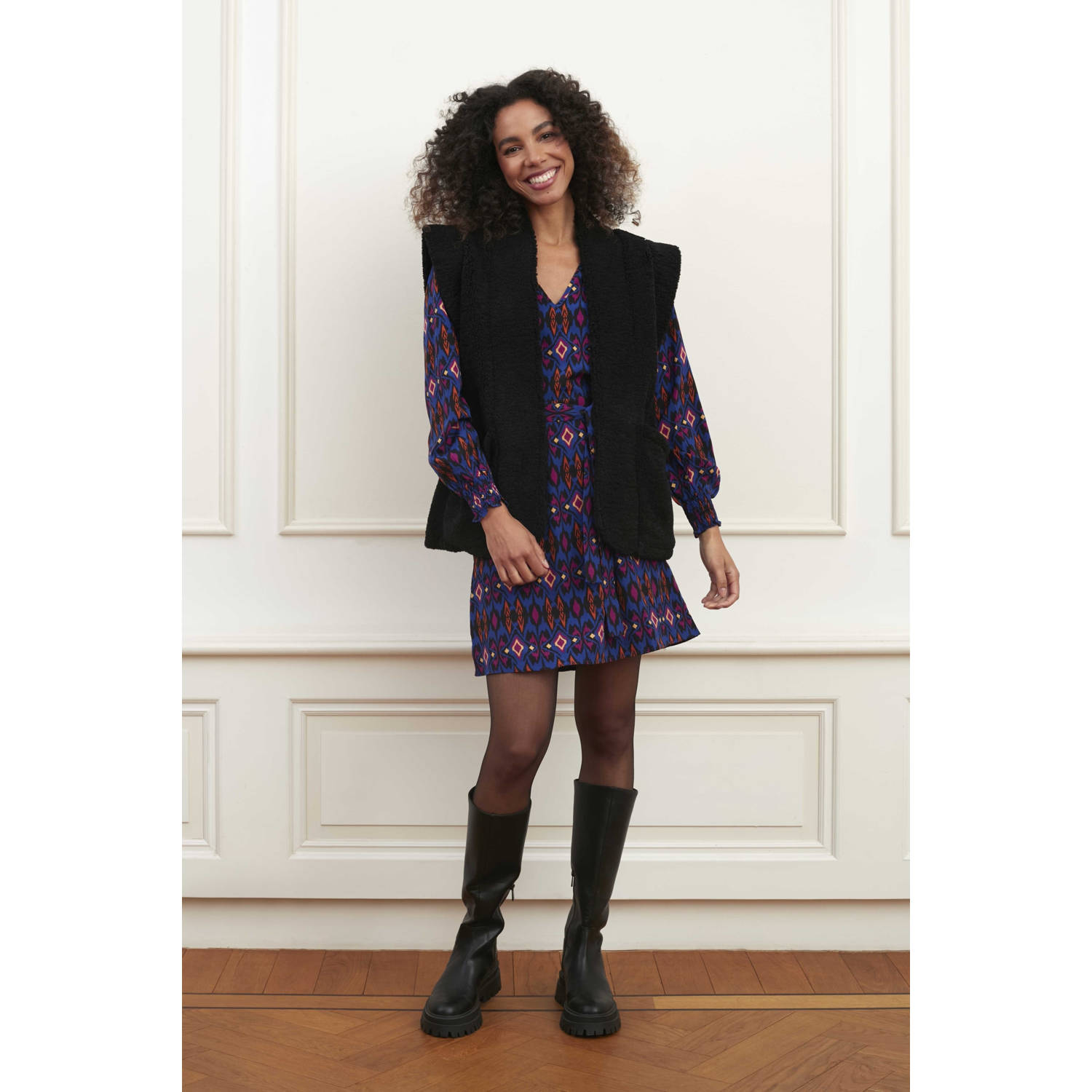 Lofty Manner Alice Gilet Vest Black Dames