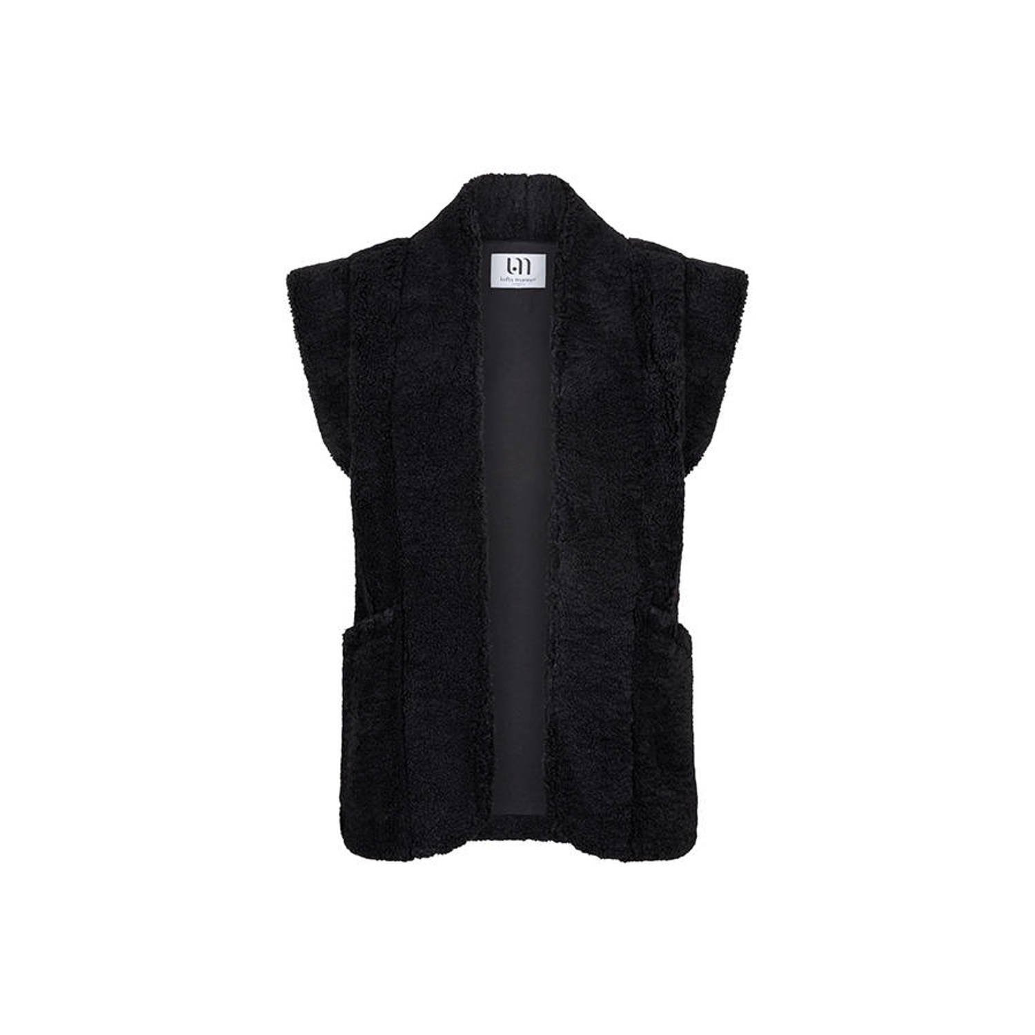 Lofty Manner Alice Gilet Vest Black Dames