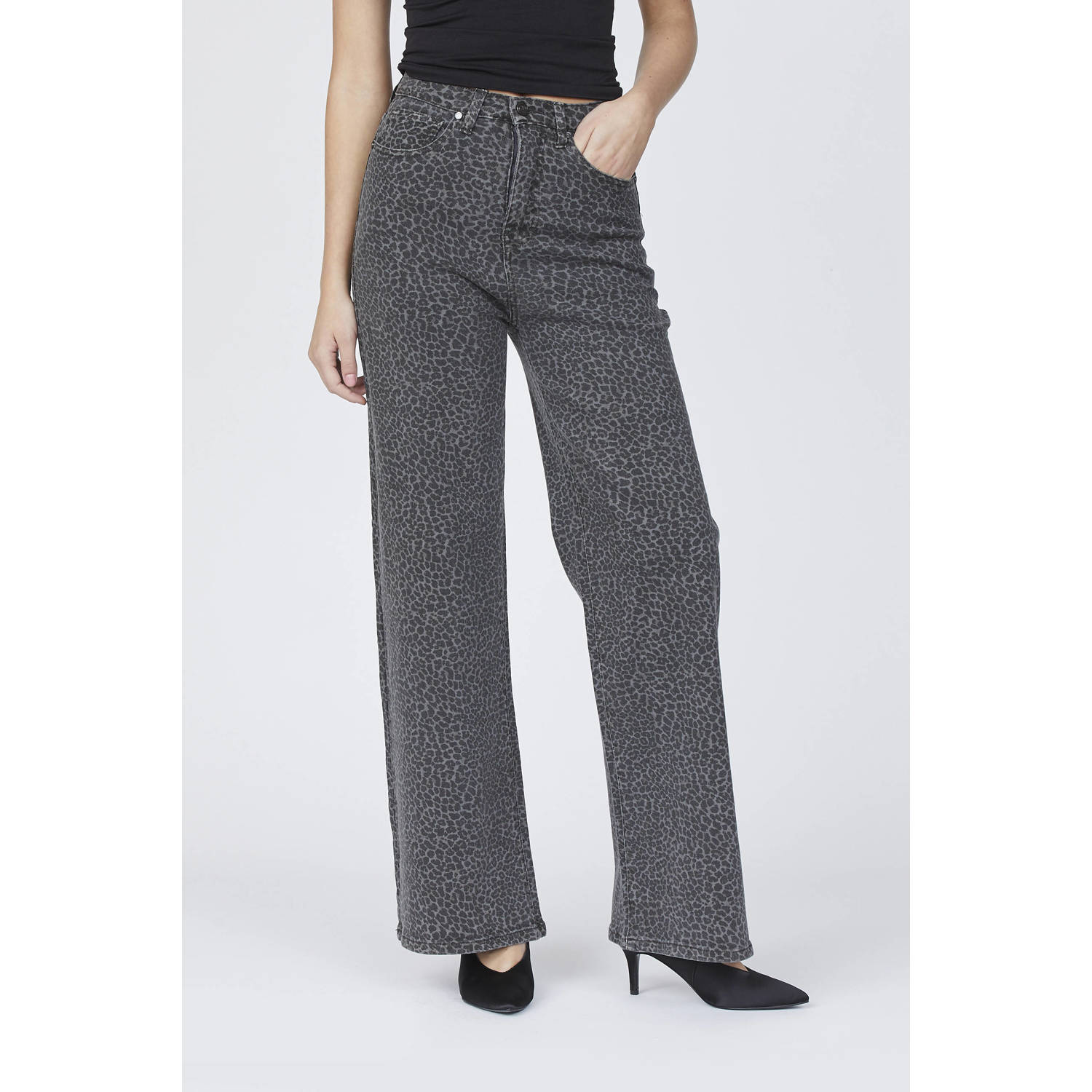 SisterS Point low waist jeans grey denim