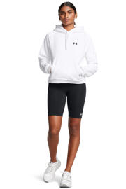 thumbnail: Zwart en witte dames Under Armour sportshort van polyester met slim fit en regular waist