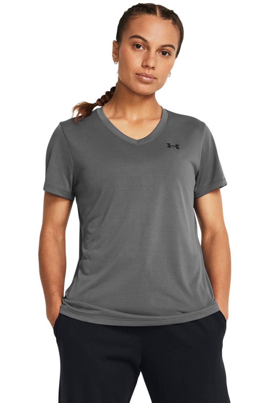 Under Armour Tech sportshirt - antraciet