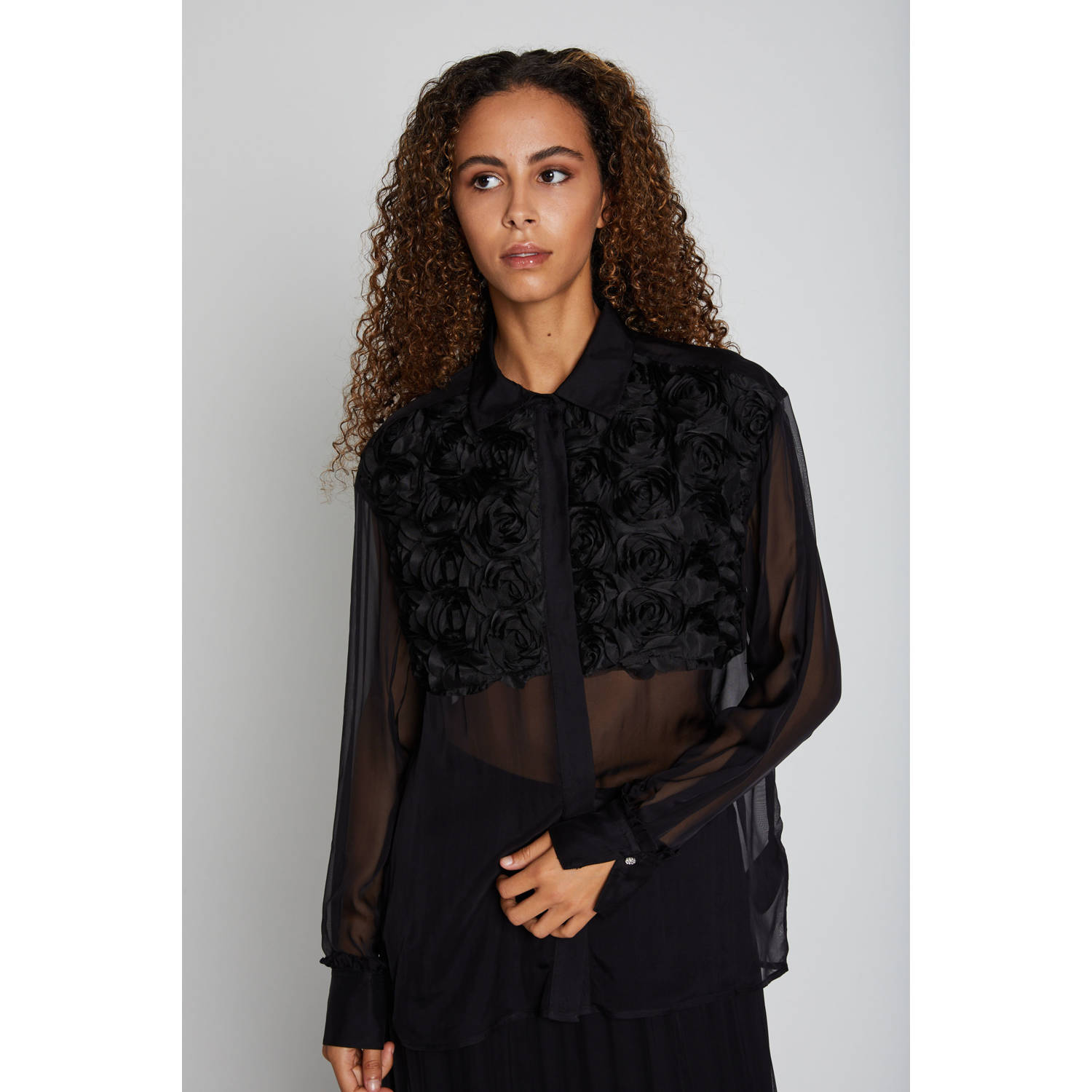Bruuns Bazaar blouse zwart