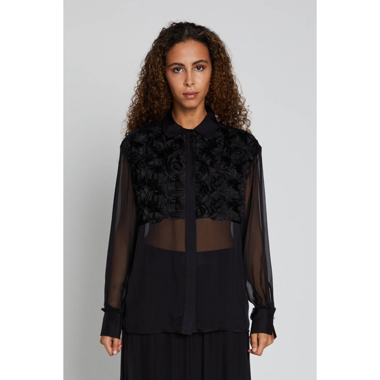 Bruuns Bazaar blouse zwart