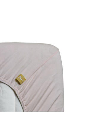 jersey hoeslaken - zacht roze