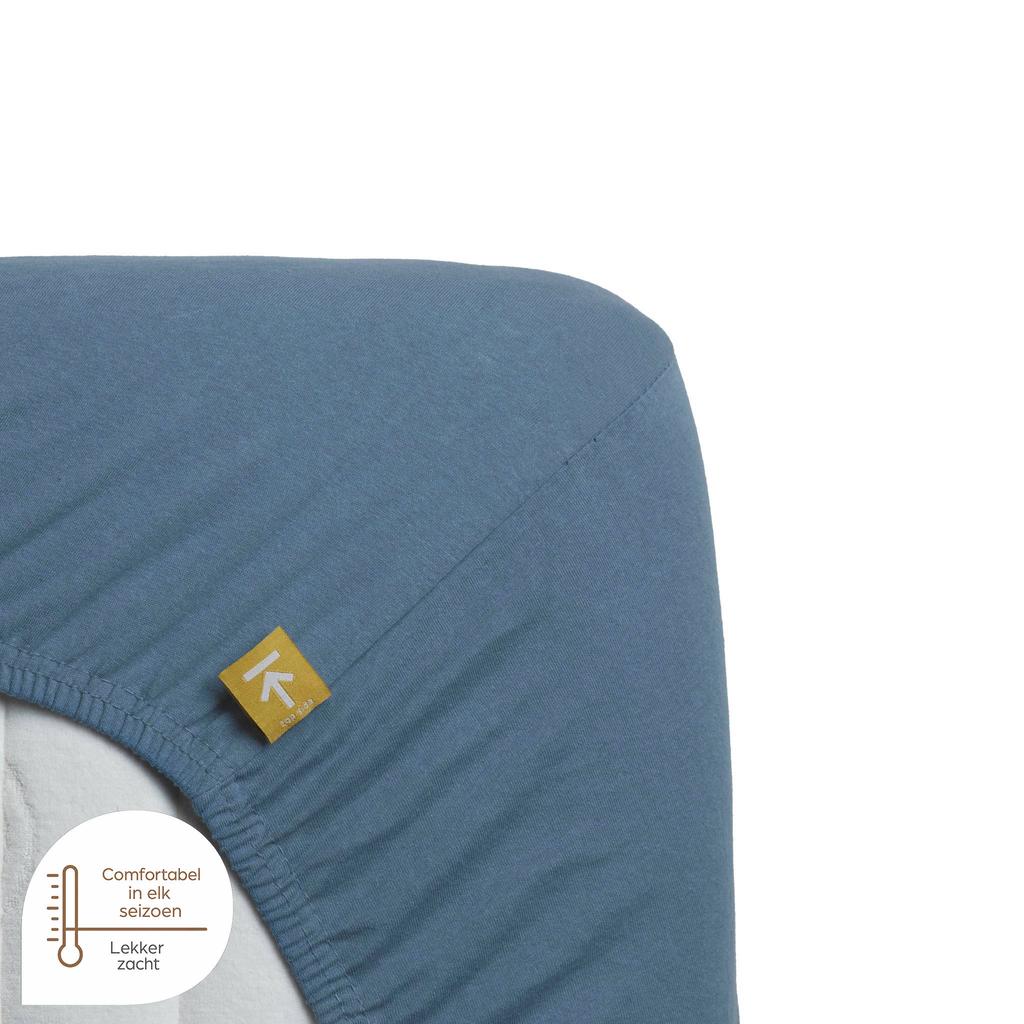 Beddinghouse jersey hoeslaken - blauw
