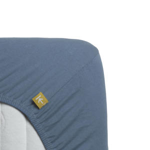 jersey hoeslaken - blauw