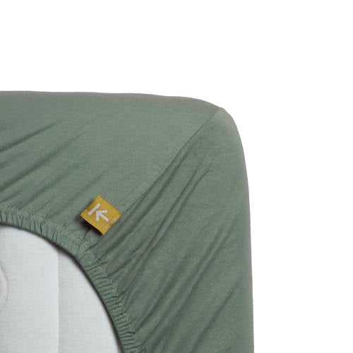 Wehkamp Beddinghouse jersey hoeslaken - groen aanbieding