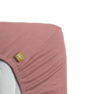 jersey hoeslaken - roze