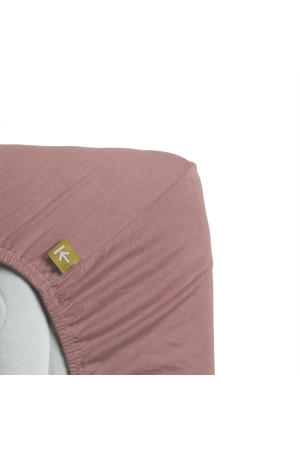 jersey hoeslaken - roze