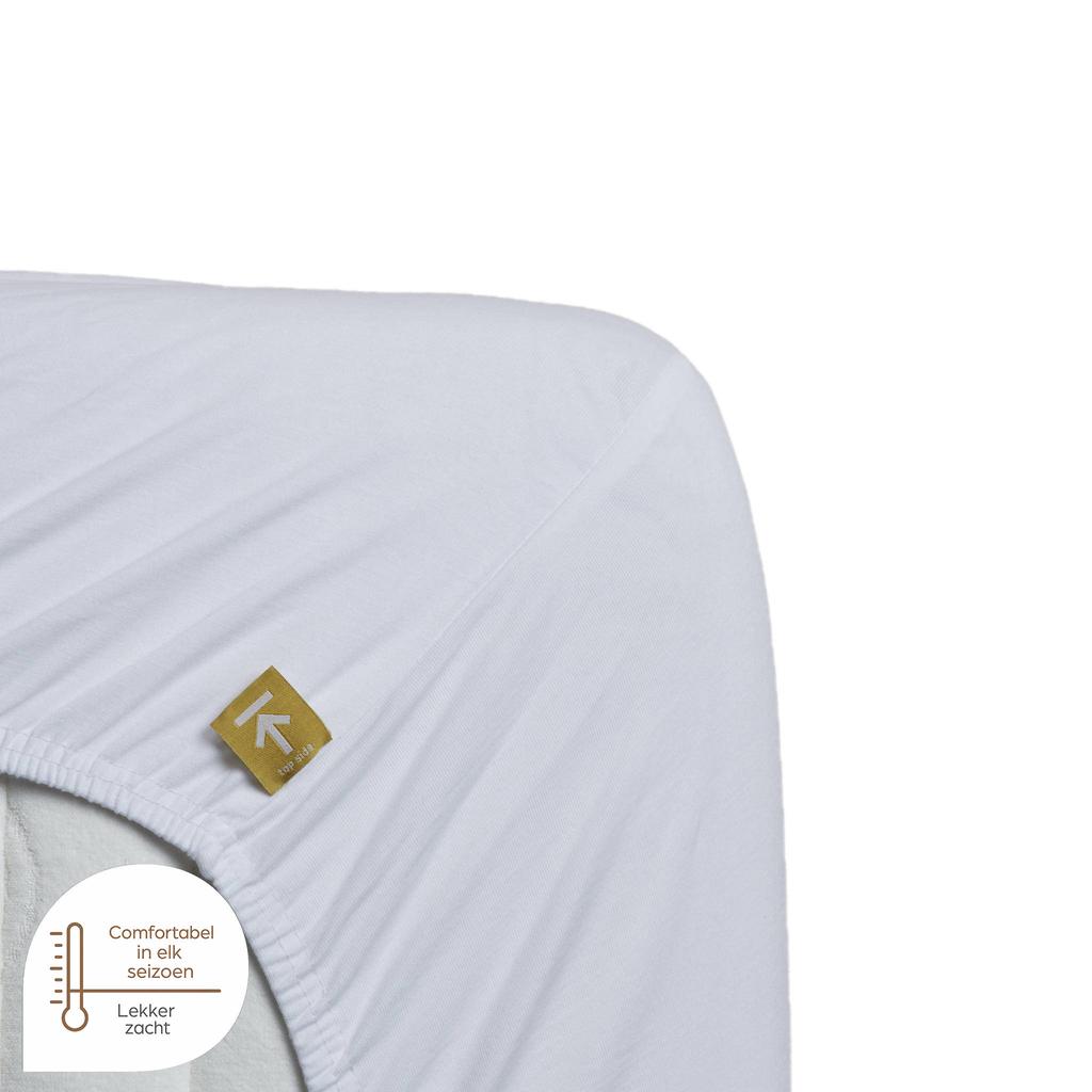 Beddinghouse premium jersey stretch hoeslaken - wit