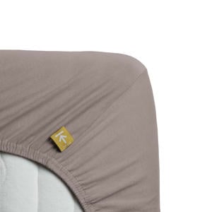 jersey hoeslaken - taupe