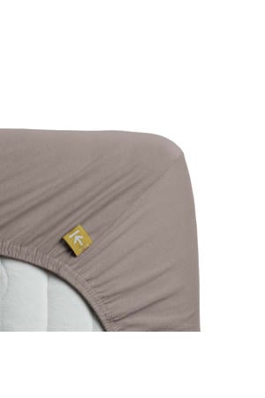 jersey hoeslaken - taupe