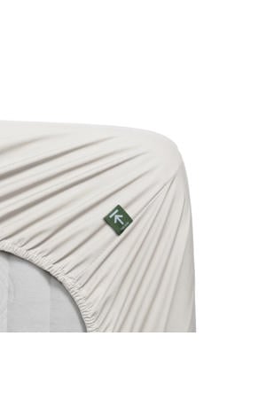 percale katoenen hoeslaken - gebroken wit