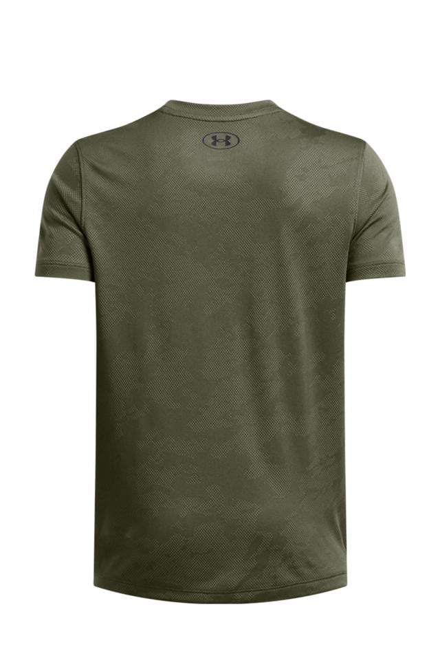 Under Armour Donkergroen T Shirt Heren Under Armour Sportshirt