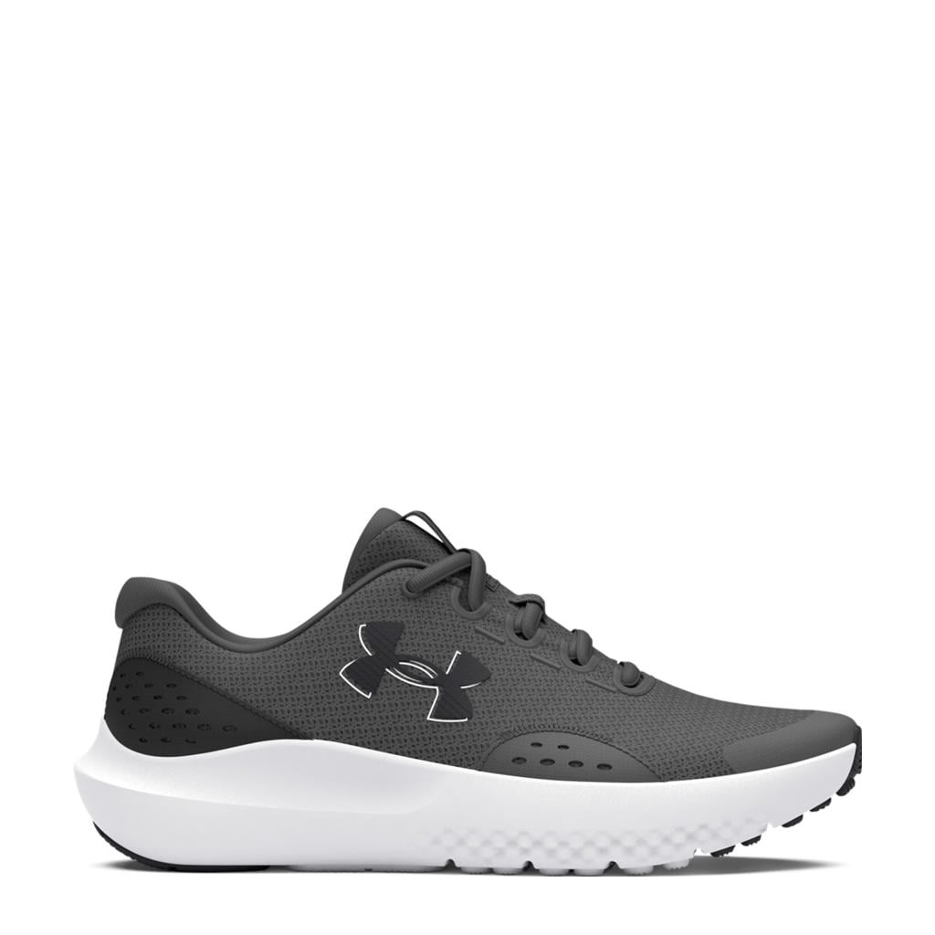 Antraciete jongens en meisjes Under Armour Surge 4 fitness schoenen van mesh-pu/voering: mesh/voetbed: eva met veters