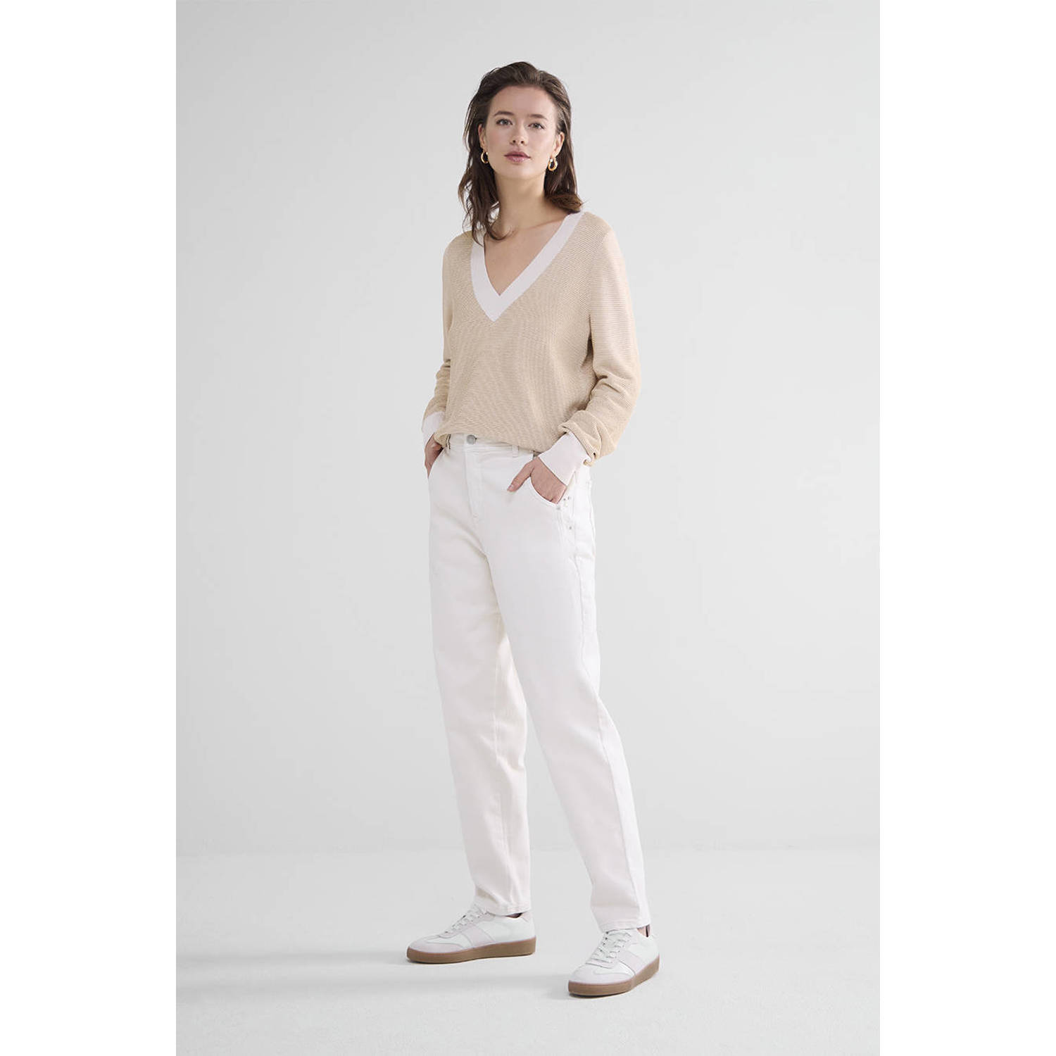 Summum Slim fit jeans ivoor