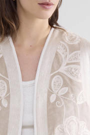 thumbnail: Summum gebloemd gilet beige/ ecru