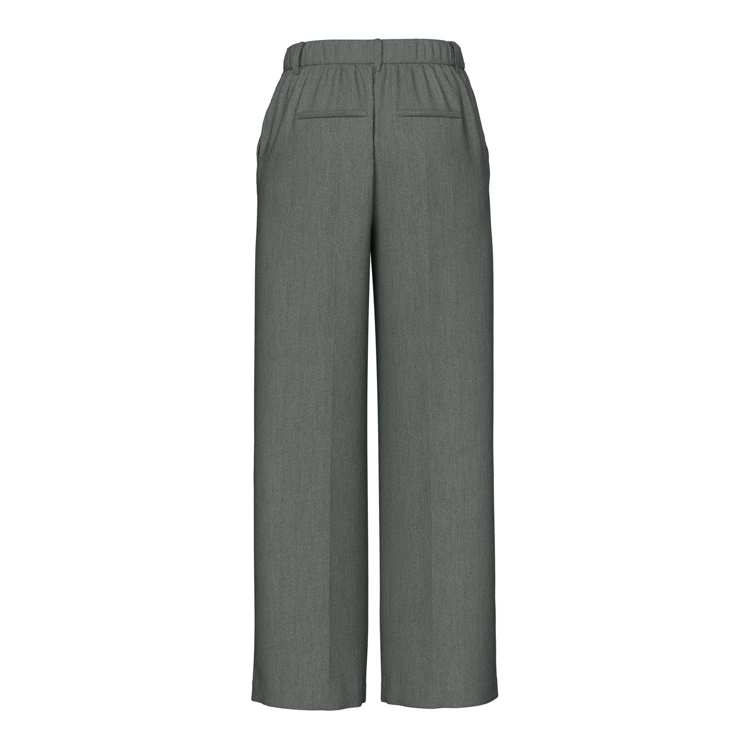 PIECES high waist wide leg broek PCKAMIL