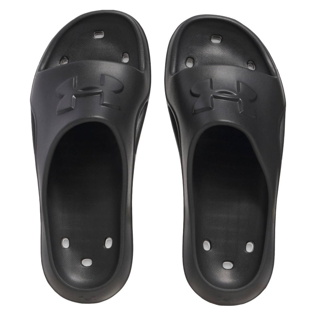 Zwarte heren Under Armour Locker V badslippers van rubber