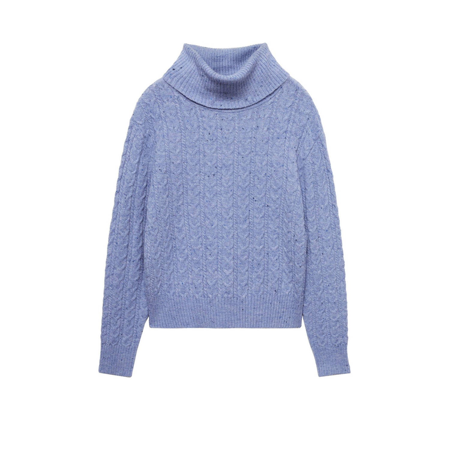 Mango gebreide trui blauw
