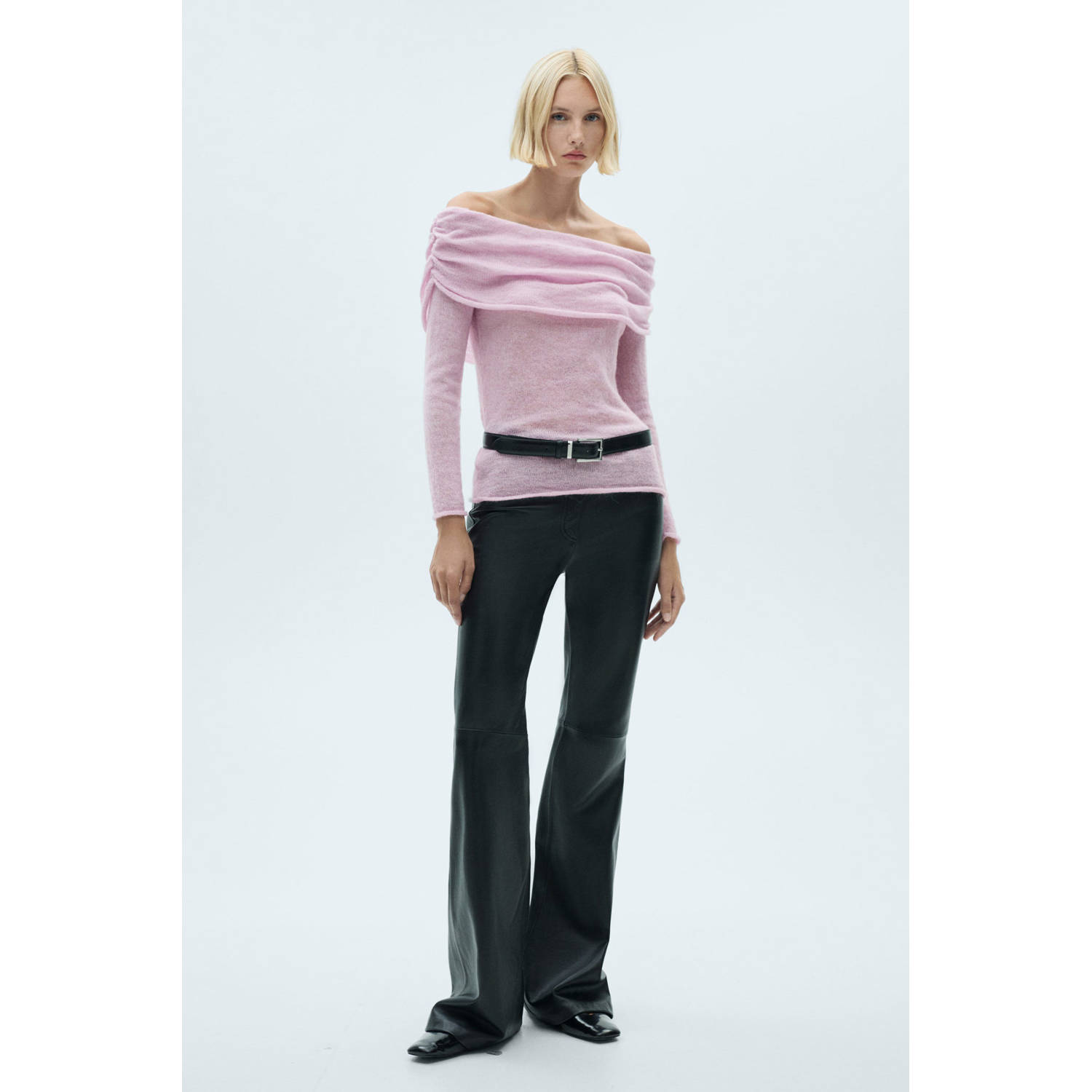 Mango gebreide trui roze