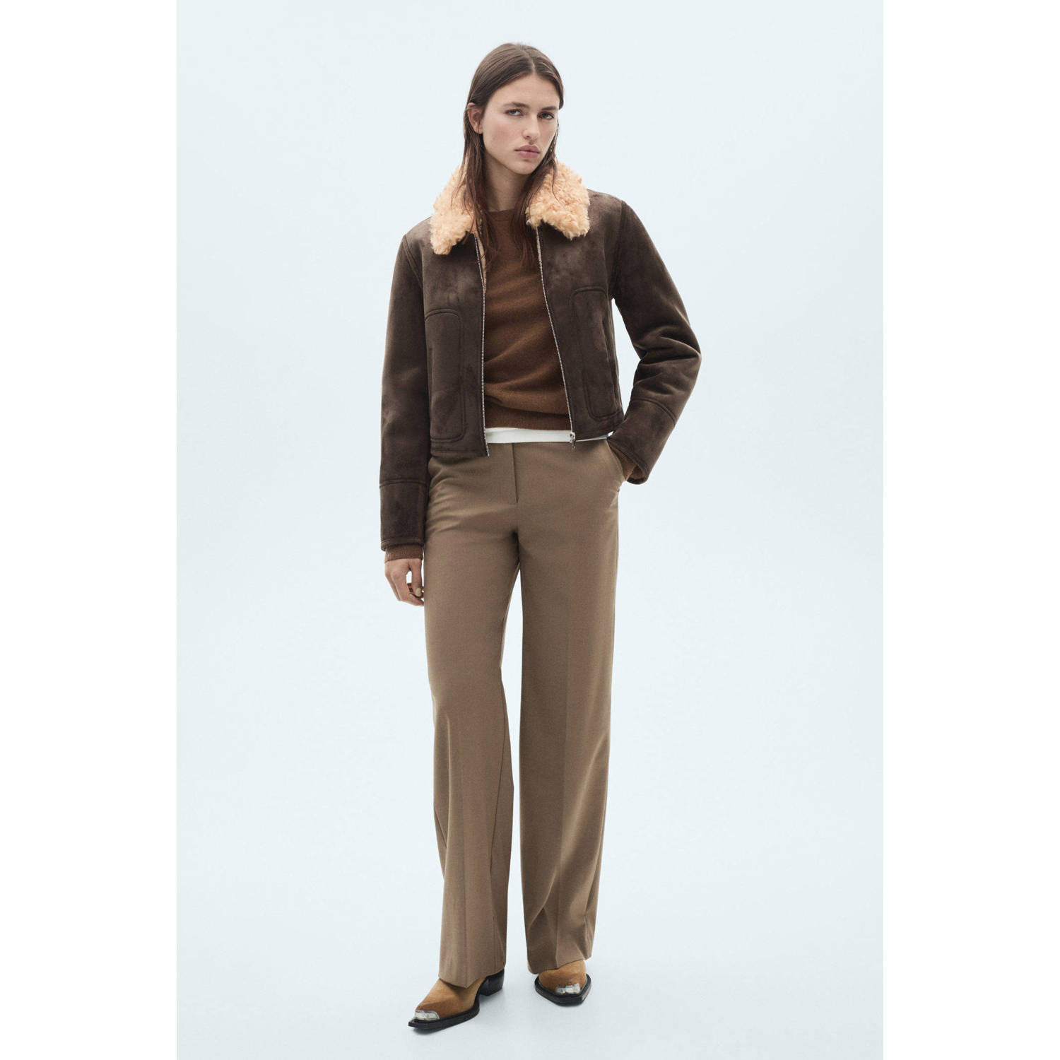 Mango tussenjas bruin