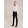 WE Fashion slim fit broek zwart
