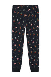 thumbnail: NAME IT KIDS   kerstpyjama NKNVISMAS met all over print donkerblauw