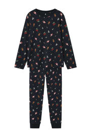thumbnail: NAME IT KIDS   kerstpyjama NKNVISMAS met all over print donkerblauw