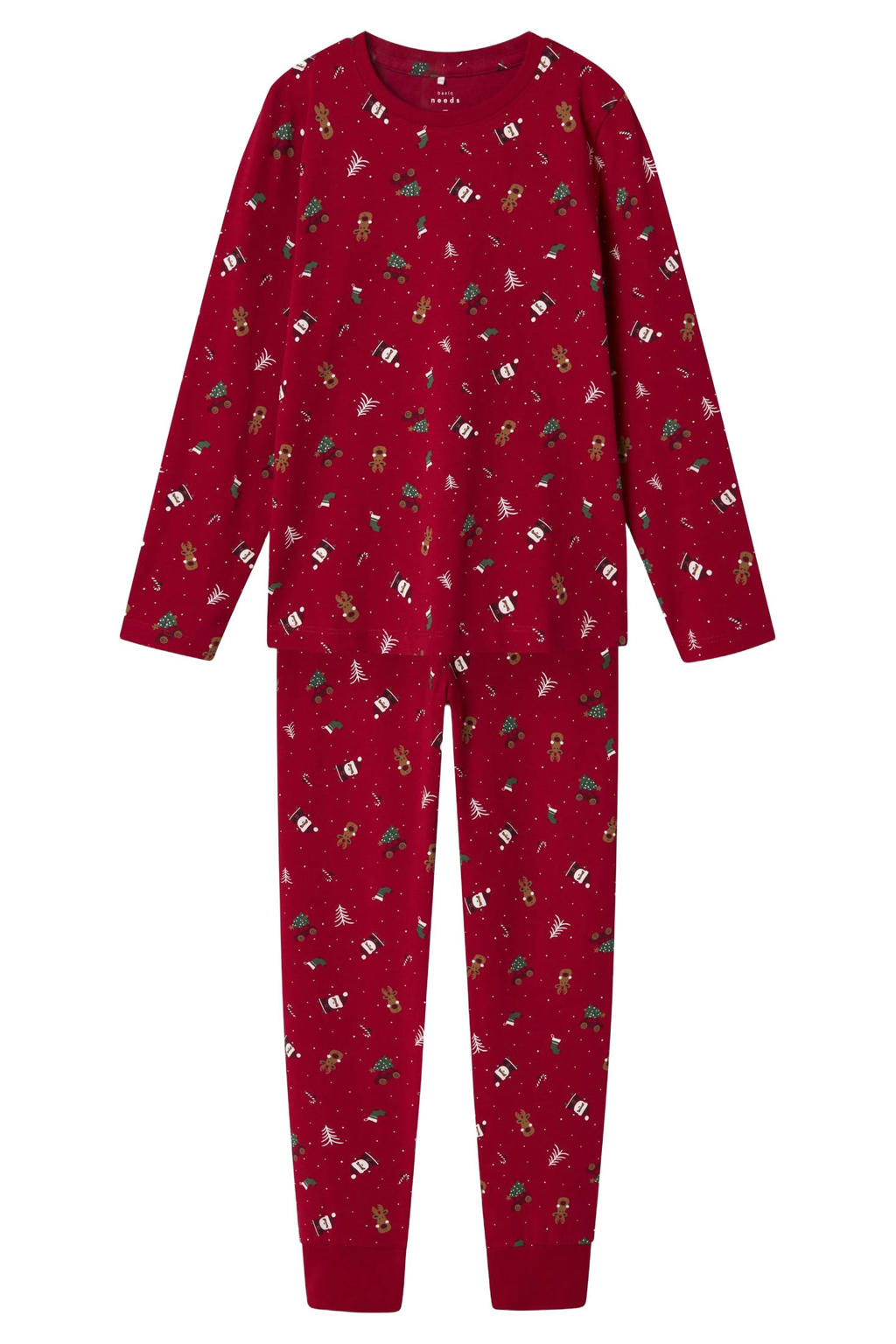 NAME IT KIDS kerstpyjama rood