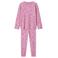 NAME IT KIDS kerstpyjama NKNVISMAS met all over print roze